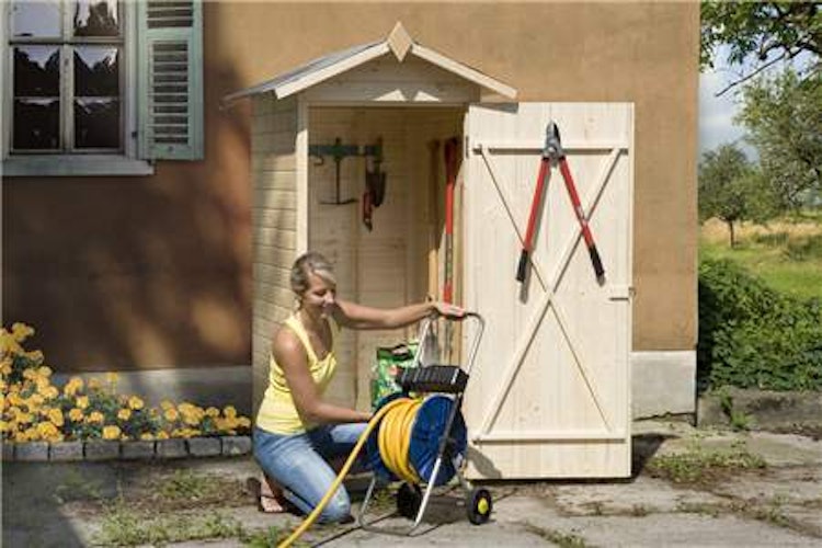 Weka 14 mm Garten- und Terrassenschrank 351/357 mit Satteldach