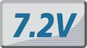 7,2 V