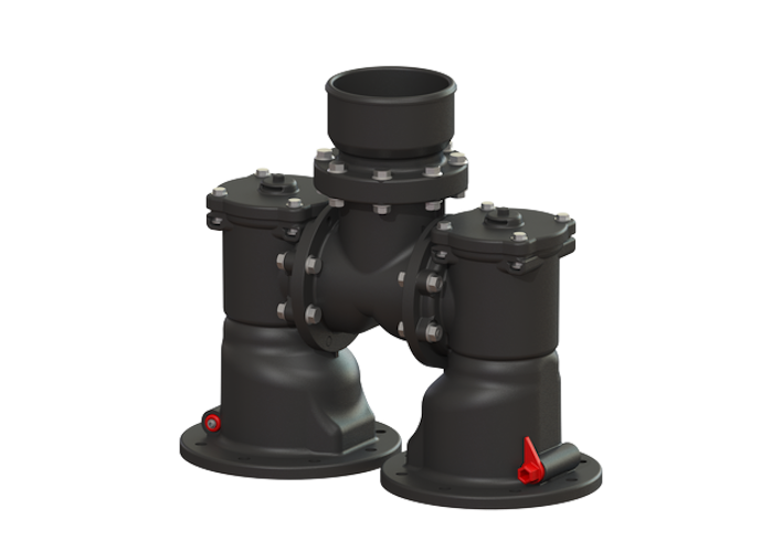 Kessel 680061 - Duo-Klappengehäuse für Aqualift F