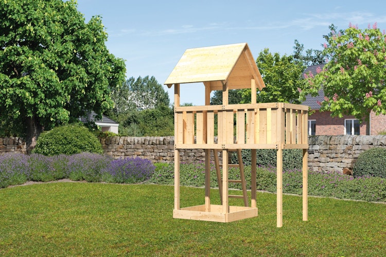 Akubi Kinderspielturm Lotti inkl. Anbauplattform