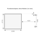 Vorschaubild Karibu Eco Gartenhaus Merseburg 4 inkl. Anbaudach - Sparset