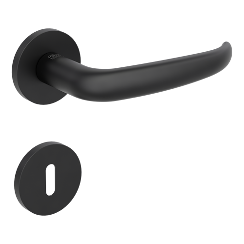 Griffwerk VAYA 194 ALDA fast2fix Fast2Fix GK3 Rosetten rund Buntbart Graphitschwarz