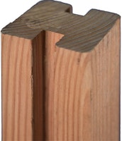 T&J RIAD Stecksystem Verbindungspfosten 90 x 90 x 2100 mm H-Pfosten