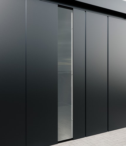 Hörmann Wandelement Motiv Design/ Modern mit bodentiefem Fenster