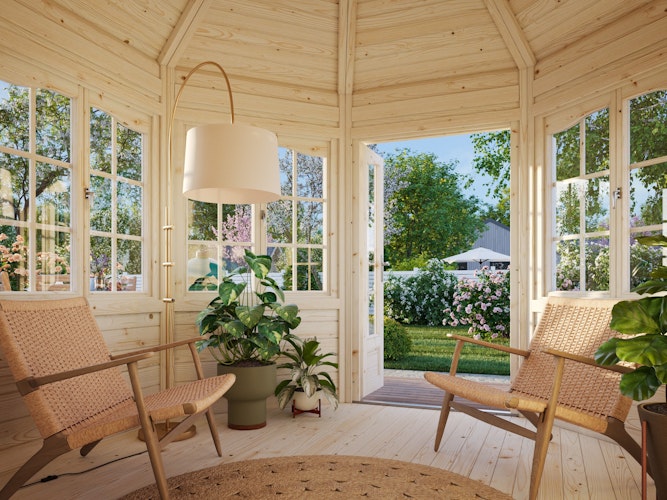 Palmako Pavillon Veronica 4 6,7 m² - 28 mm