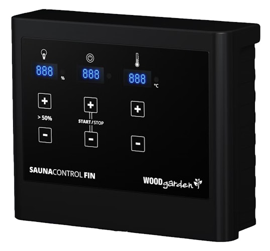 Karibu Steuergerät Easy finnisch schwarz für 3,6 kW Plug & Play Öfen
