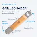 Vorschaubild McBrikett FUSL Grillrost Schaber