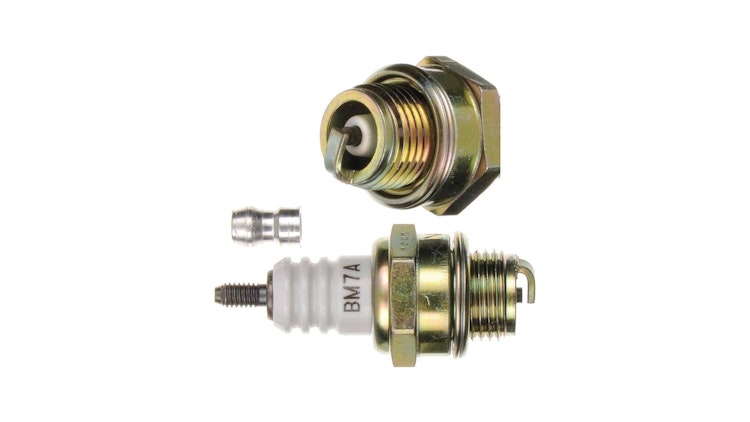 NGK Zündkerze BM7A, Schlüsselweite 19, Zündkerze Gruppe B, 14 mm Gewinde