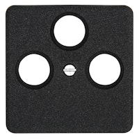 Kopp Antennenabdeckung TV/RF/SAT MILANO anthrazit