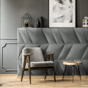 Vorschaubild Mollis Polsterpaneel Grau  30x30 cm