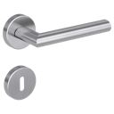 Vorschaubild Griffwerk Türgriff VIVIA Edelstahl matt - Klipptechnik