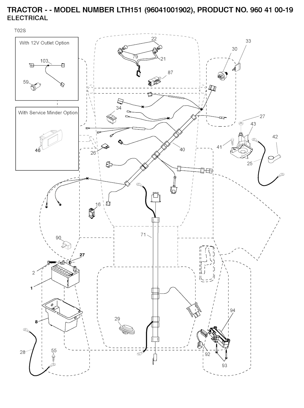 Explosionszeichnung Ersatzteile