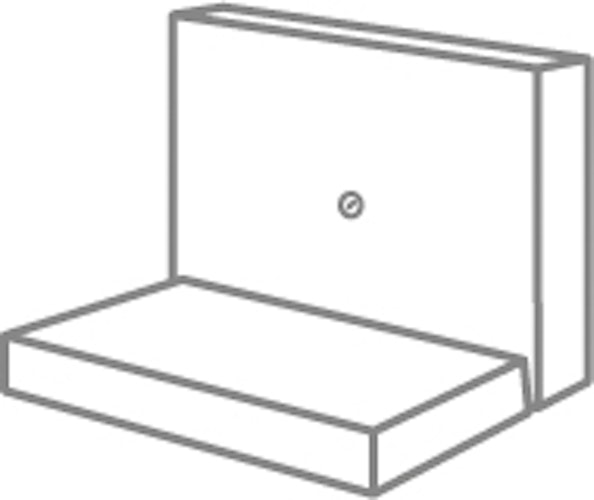 Diephaus L-Stein BEWEHRT GRAU 105/100/60/12 CM