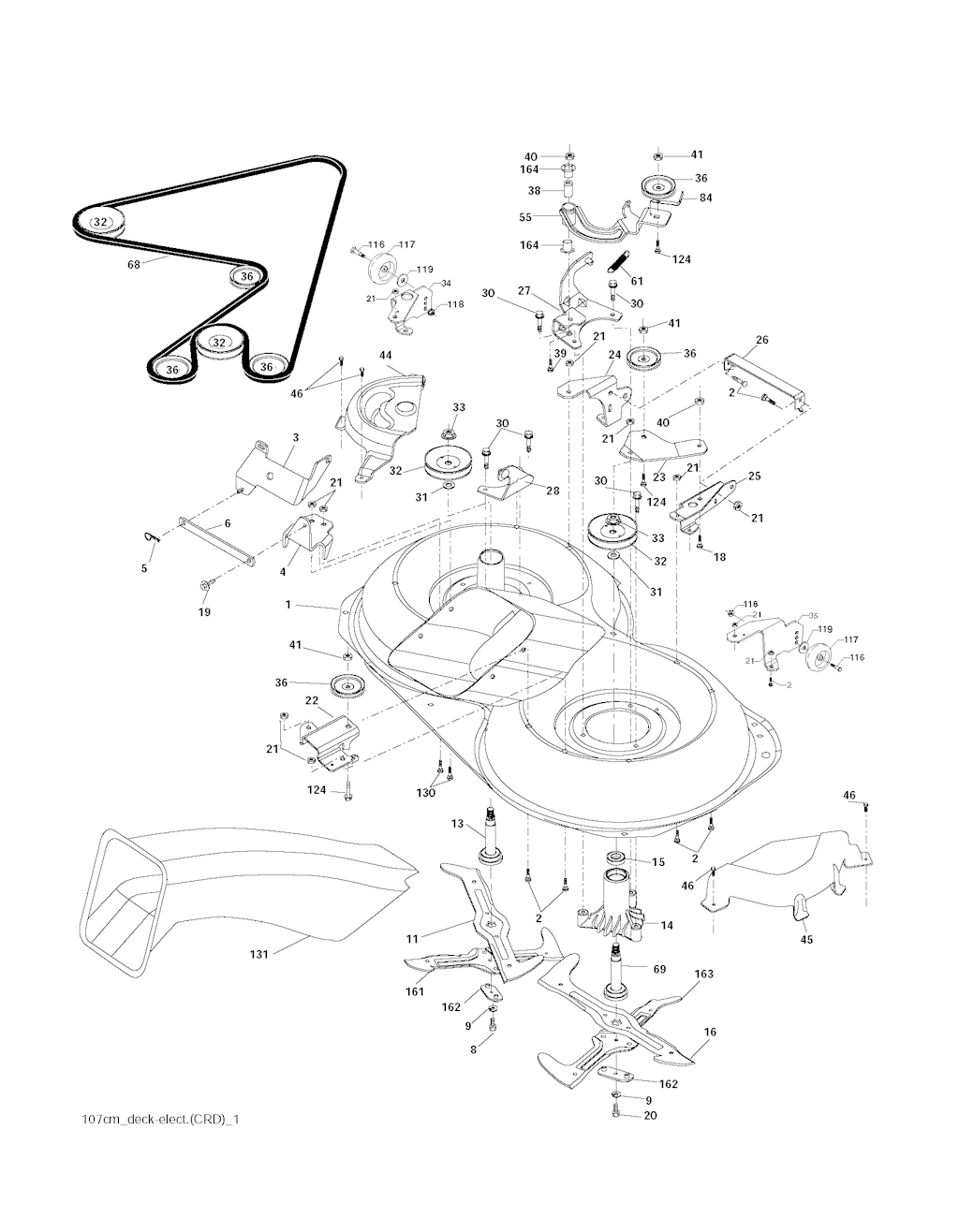 Explosionszeichnung Ersatzteile