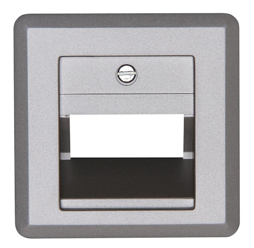 Kopp Abdeckung für UAE-Anschlussdose MILANO stahlfarben
