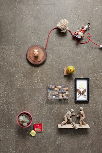 MEISTER Designboden MeisterDesign. comfort DB 600 S  Terrazzo dunkel 6858 - 853 mm