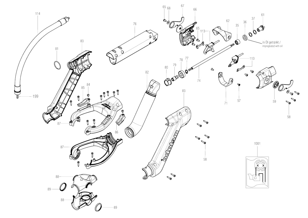 Explosionszeichnung Ersatzteile