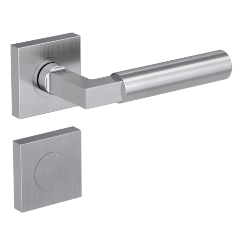 Griffwerk METRICO PROFESSIONAL Schraubtechnik GK4 -Edelstahl matt  Rosettengarnitur eckig -Schraubt. -BL