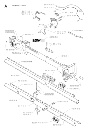Husqvarna Motorsensen/Freischneider 227 RD, 19993600001-20004000000