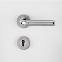 Vorschaubild Griffwerk Türgriff SIMONA Schraubrosette- Chrom/Nickelmatt/Edelstahl