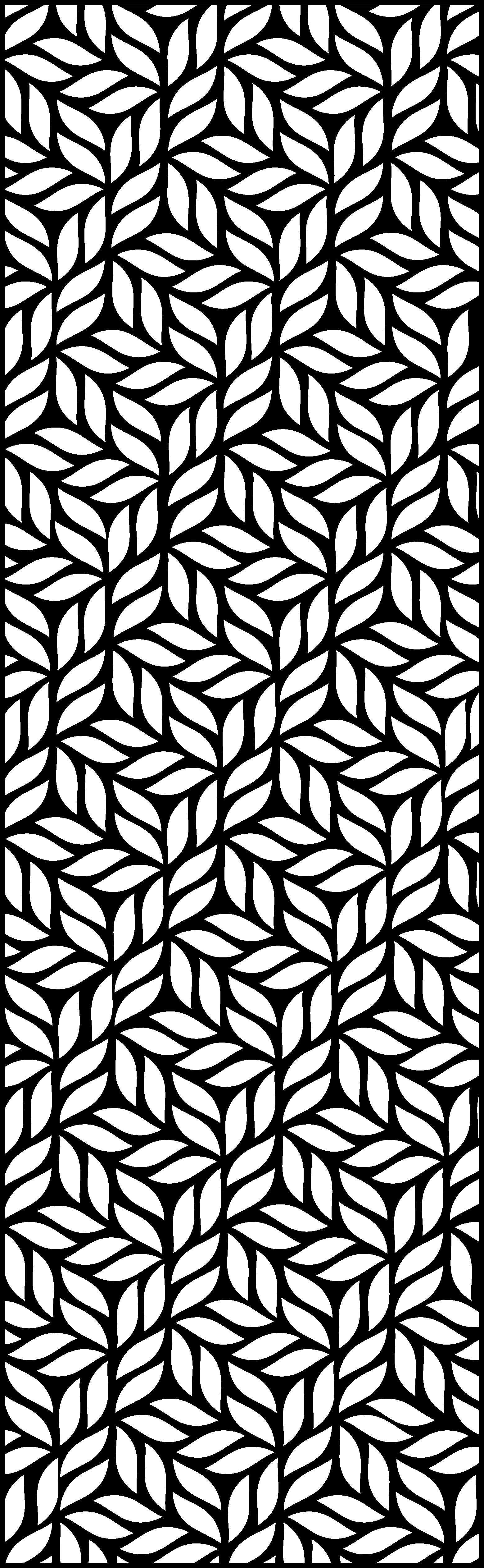 GroJa Design Leafs XL Anthrazit DB 703 180x60cm inkl. Befestigungsmaterial