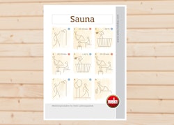Weka Sauna-Baderegeln
