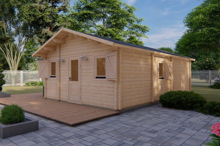 Wolff Finnhaus Ferienhaus Kalmar 50 - 68 mm