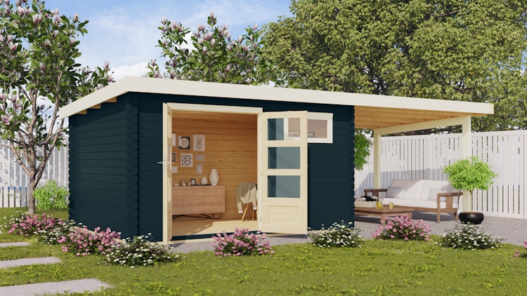 Karibu Woodfeeling Gartenhaus Bastrup 8 - 28 mm