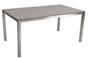 Vorschaubild Garden Pleasure Tisch SIENNA 158 x 90 cm, Edelstahl / HPL Betonoptik
