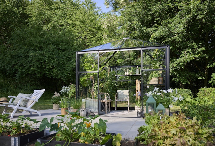 Halls Gewächshaus Qube Square - 6,3 m²