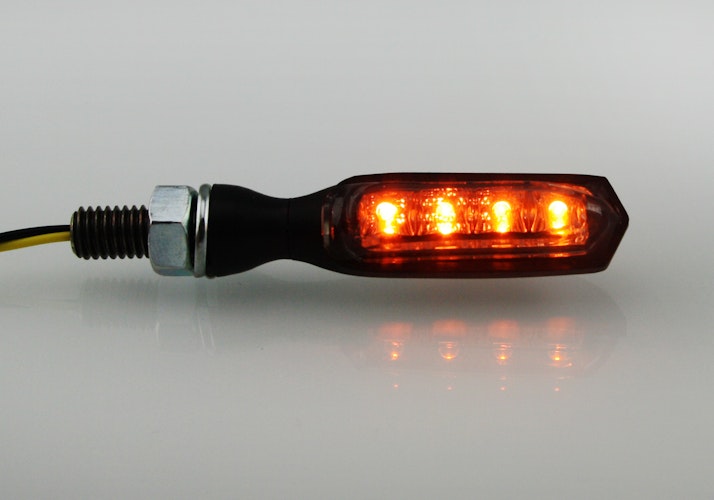 PROTECH Universal LED-Blinker RC-90 Spiegel & Blinker Schwarz für BMW F 900 R,KAWASAKI Ninja 1000 SX,KTM 1290 Super Duke GT