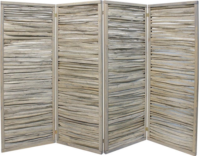 T&J ESMERALDA Paravent 4teilig B 240 cm x H 160 cm