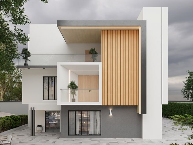 NewTechWood WPC Fassadenverkleidung Castellation Pro 65  BSK D 33 x 180 mm