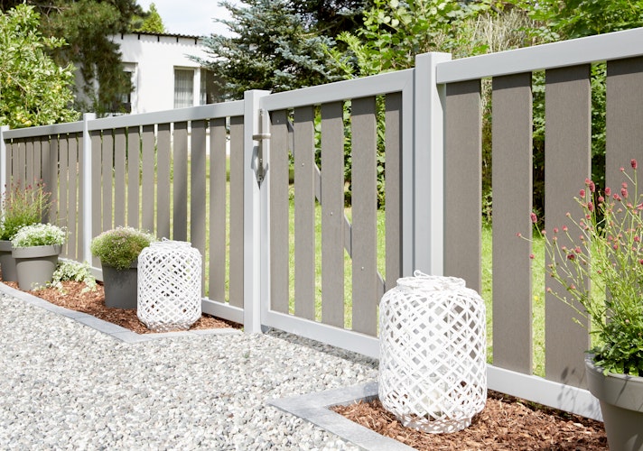 TraumGarten RAJA WPC ALU XL Anthrazit Einzeltor auf Maß