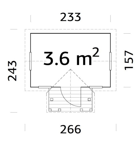 Palmako Kinderspielhaus Jennie 3,6 m²