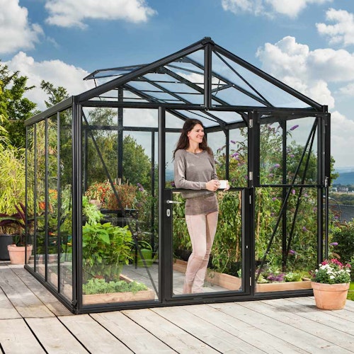 Vitavia Gewächshaus Zeus 8100 inkl. 2 Dachfenstern - 8,1 m²