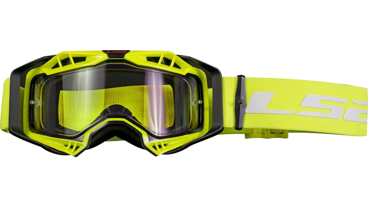 LS2 Crossbrille Aura Enduro – Schwarz/Gelb
