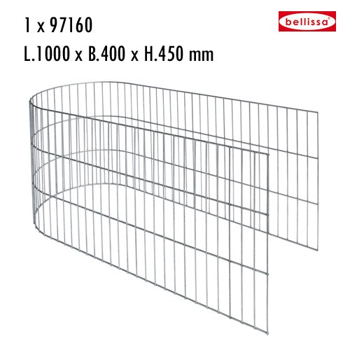 bellissa U-Gabione 400 x 1000 mm 