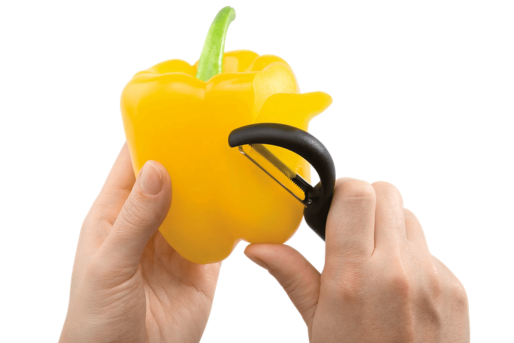 Silit Pelaro Tomaten- und Gemüseschäler, schwarz