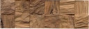 Vorschaubild INDO rustikale Holzwandverkleidung Teak Diamondwood DWETC92N CUBe natur
