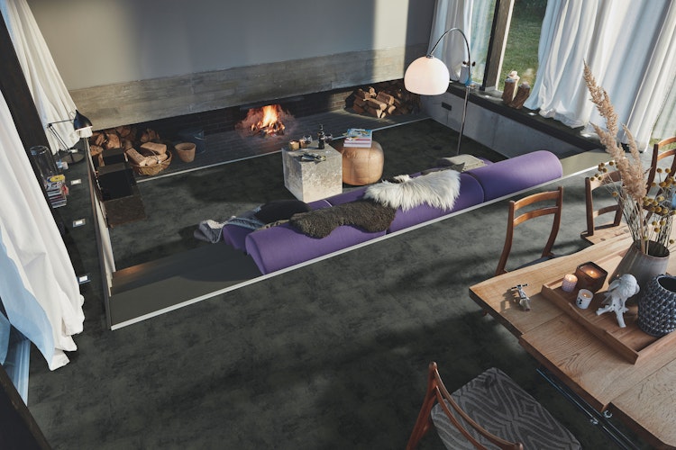 MEISTER  Designboden MeisterDesign. rigid RB 400 S Black Rock 7437 - 851 x 397 x 6 mm