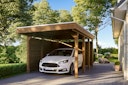 Vorschaubild Skan Holz Carport Friesland 314x555 cm inkl. Rück- und Seitenwände Sparset 1