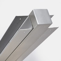 BambusBASIS Modul5 Mittelpfosten Edelstahl