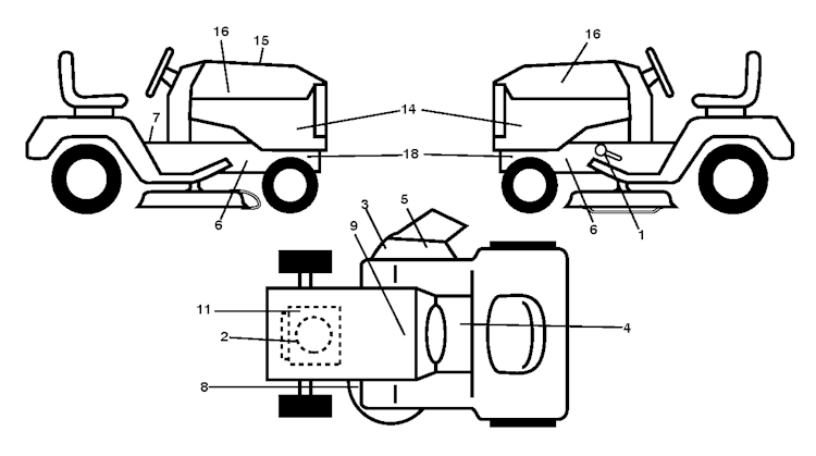 Husqvarna Gartentraktoren 960410371 TS 342