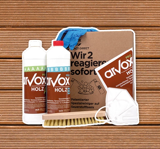 Arvox Pro Holz 2-Komponenten-Reiniger STARTERSET