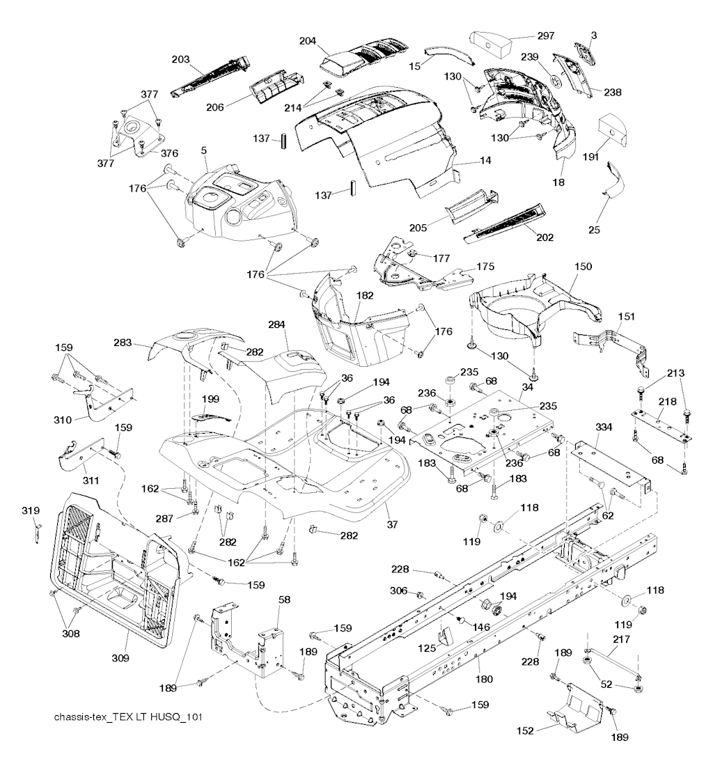 Explosionszeichnung Ersatzteile
