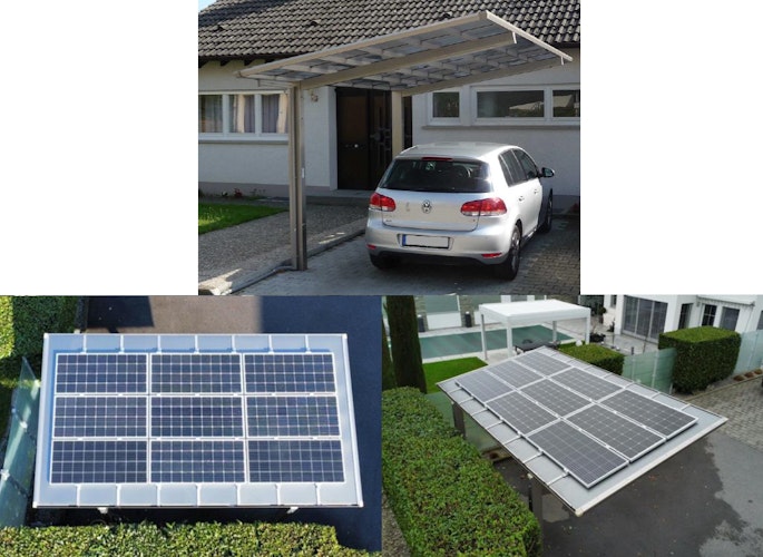 Ximax Solar-Carport Linea Typ 60 555 x 302 cm