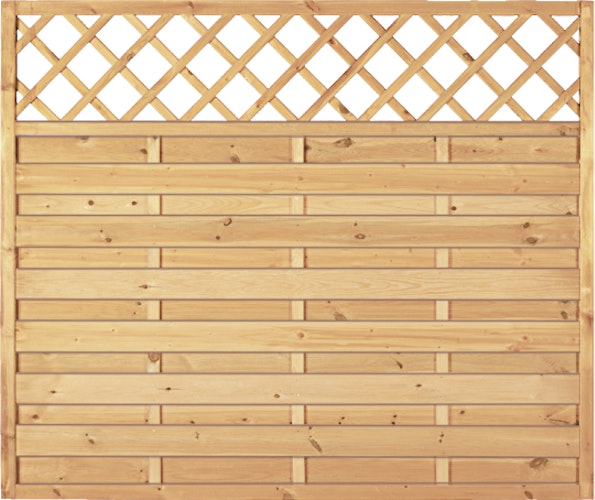 T&J Maxi Massivzaun Ranki 180 x 150 cm