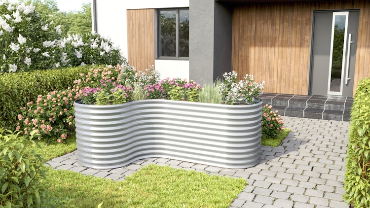 Vitavia Erweiterung "Curve" für Hochbeet Terra Basic Höhe 86 cm