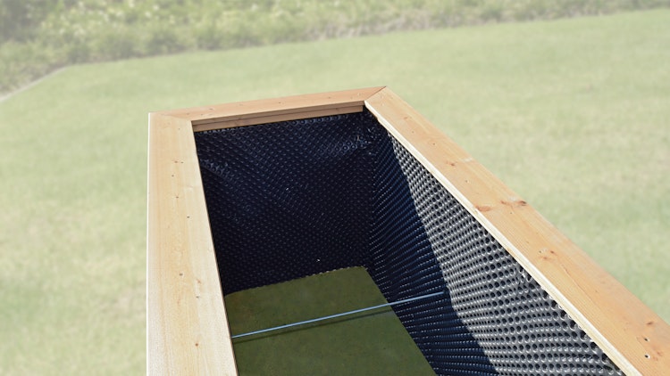 Weka Profi-Hochbeet 669 mit Stauraum und Ablage